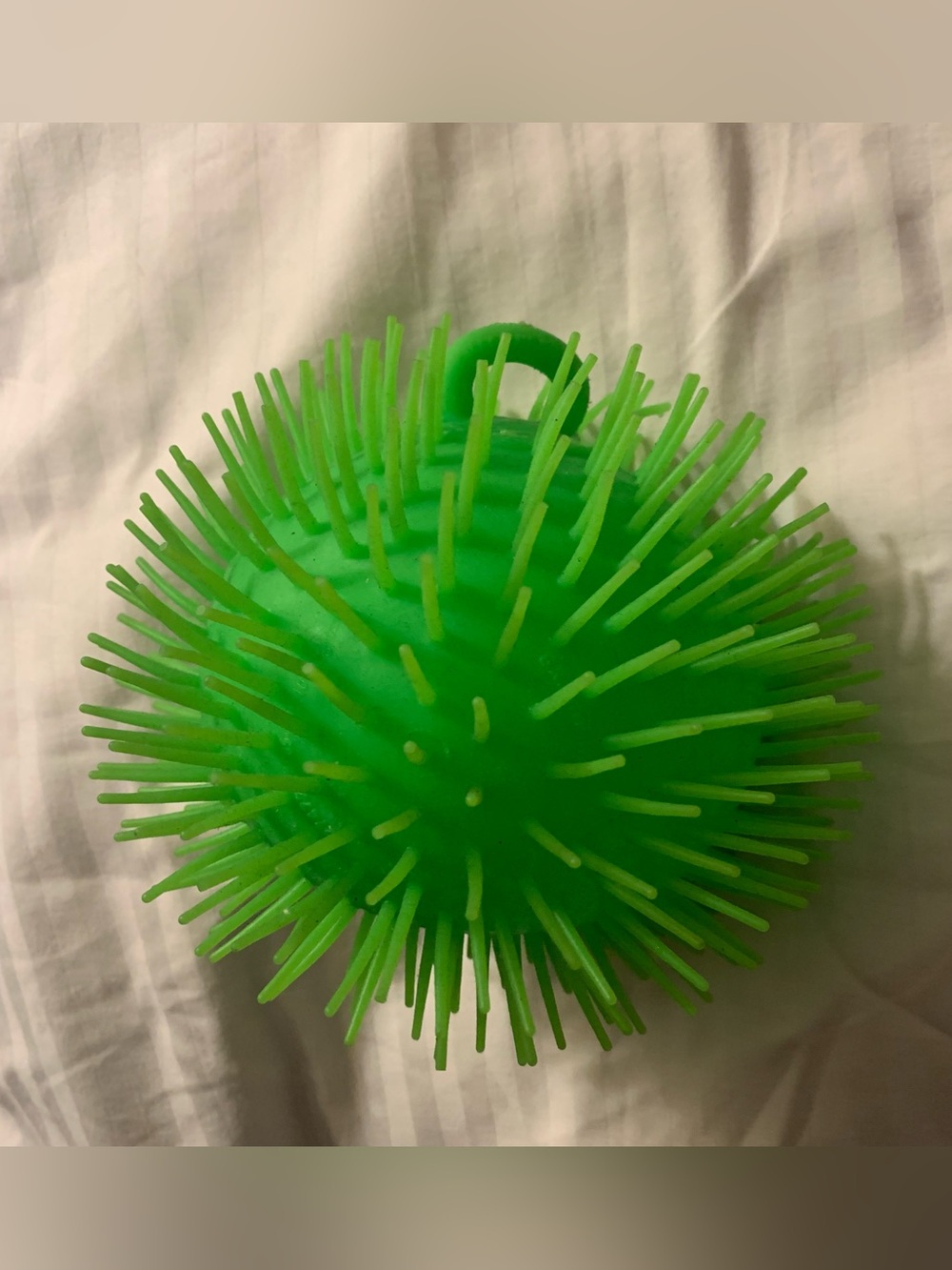 Jumbo Lime Green Spiky Puffer Ball Tactile Sensory Fidget Toy